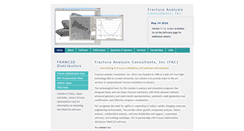 Desktop Screenshot of fracanalysis.com